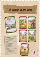 Vista previa - Tarjetas / Manipulativos - ¡Día del libro y leyenda San Jorge! - Portada