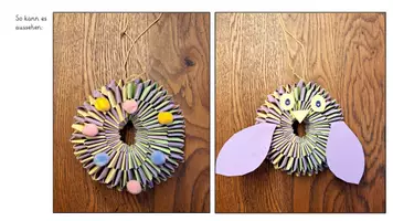 Vorschau - Mal- und Bastelvorlagen - Fidget-Toy, Kranz oder Tier aus Papierstreifen falten - Seite 2
