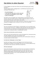 Vorschau - Arbeitsblätter - Die Götter des alten Ägyptens - Seite 1