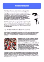 Vorschau - Arbeitsblätter - Musik und Politik: Erstellen eines Podcasts - Deckblatt