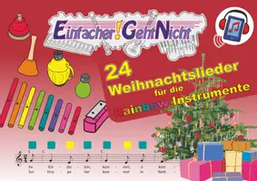 Vorschau - Anderer Materialtyp - 24 Weihnachtslieder für Rainbow Instrumente | Soundbellows® Boomwhackers® - Deckblatt