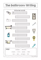Vorschau - Arbeitsblätter - Homeschooling: The house Writing Worksheets - Seite 3