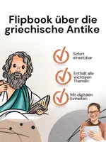 Vorschau - Unterrichtsreihen - Flipbook „Das antike Griechenland“ für den Geschichtsunterricht - Deckblatt