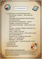 Vorschau - Unterrichtsreihen - Das Antike Griechenland - Stationsarbeit - Seite 1