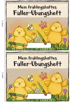 Vorschau - Arbeitsblätter - Füllerführerschein - Frühlingshaftes Übungsheft für Klasse 2 (Schulausgangsschrift / SAS) - Seite 1