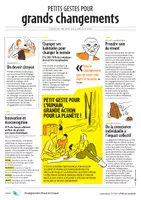 Aperçu - Préparation de séance / Séance complète - Petits gestes pour de grands changements - Cycle 4 - Page de couverture