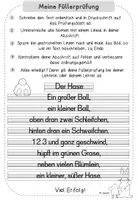 Vorschau - Arbeitsblätter - Frühlingshafte Füllerprüfung | Druckschrift | Füllerführerschein Grundschule - Seite 1