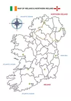 Aperçu - Feuilles d'exercices - Activité cartographique Irlande - Page de couverture