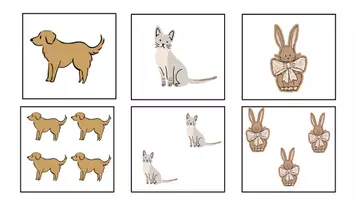 Προεπισκόπηση - Flashcards - les animaux et les nombres 1-12 - Εξώφυλλο