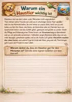 Vorschau - Arbeitsblätter - Arbeitsheft Haustiere, Tagesablauf, Nutzen, Kosten - Seite 2