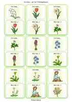 Vorschau - Spiele - 🌷Frühblüher Ich habe... wer hat? Nichtleser Wortschatz Lernspiel Frühling Blumen - Seite 3