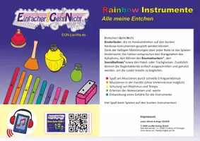 Vorschau - Arbeitsblätter - Kinderlied für die Rainbow Instrumente - Alle meine Entchen - Deckblatt