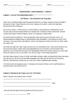 Vorschau - Test - Klassenarbeit Leseverständnis Klasse 4 – Zugvögel | mit LRS-Version, Musterlösung - Seite 1