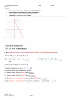Vorschau - Klassenarbeiten - Klassenarbeit Funktionen JGST 8 - mit Regression - Seite 3