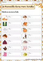Aperçu - Feuilles d'exercices - Je travaille avec mon Euréka (automne) - Page 1