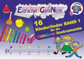 Vorschau - Arbeitsblätter - Materialpaket - 34 einfache Kinderlieder für die bunten Rainbow Instrumente - Seite 1