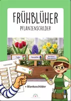 Vorschau - Präsentationen/Tafelbilder - Frühblüher im Frühling – Pflanzenschilder für Grundschule, Kita & Kindergarten - Deckblatt