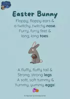 anteprima - Flashcard - Easter Bunny Action Rhyme - Pagina 1