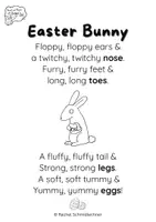 anteprima - Flashcard - Easter Bunny Action Rhyme - Pagina 3