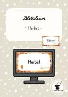 Vorschau - Präsentationen/Tafelbilder - Blitzlesen Herbst – Lesetraining für die Grundschule | Deutsch Klasse 2–3 - Deckblatt