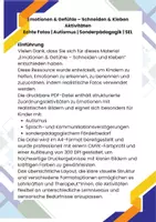Vorschau - Arbeitsblätter - Emotionen erkennen – Schneiden & Kleben - Seite 1