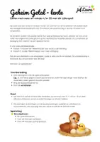 Voorbeeld - Lente - Geheim Getal - Cijferspel - Meer/minder tot 20 - Pagina 2