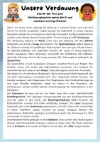 Vorschau - Arbeitsblätter - Unsere Verdauung (Körperaufbau Mensch) - Seite 1