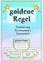 Vorschau - Poster - Goldene Regel - Umgang miteinander - Deckblatt