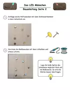 Vorschau - Arbeitsblätter - Bau eines LED-Männchens – Grundkurs Elektrotechnik - Seite 1