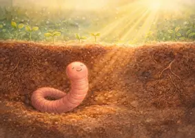 Vorschau - Bildkarten - Kamishibai Geschichte Frühling Kita Rudi der Regenwurm - Seite 3