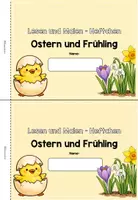 Vorschau - Arbeitsblätter - Leseheft Ostern & Frühling - 1. / 2. Klasse (Lesen und Malen) 🌷🐰 - Seite 1