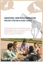 Vorschau - Unterrichtsreihen - Soziales Lernen mit der Giraffen- und Wolfssprache (Klasse 3 und 4) - Deckblatt