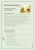 Vorschau - Arbeitsblätter - Thema Fabeln: DEIN Materialpaket (Deutsch 5/6) - Seite 1