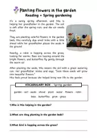 Vista previa - Fichas informativas / Documentos de lectura - 🌸 Reading & Vocabulary – SPRING | Comprensión lectora y vocabulario en inglés (5º–6º Primaria) - página 3