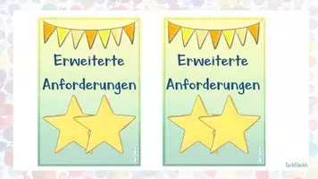 Vorschau - Fördermaterial/Inklusion - Sternschilder zur Differenzierung - Seite 3