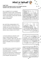 anteprima - Esercizi - Dove si trova? - attività di osservazione e lettura - Pagina di copertina