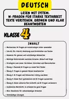 Vorschau - Stationenlernen - Materialpaket Lesen mit System Strategien, markieren & gliedern Klasse 4 - Seite 1