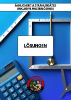 Vorschau - Test - Klassenarbeit: Ähnlichkeit & Strahlensatz inkl. Musterlösung - Seite 1