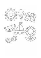 Vorschau - Mal- und Bastelvorlagen - Prickelbilder Sommer - Seite 2
