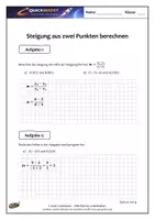 Vorschau - Unterrichtsreihen - Lineare Funktionen: Steigung berechnen - Übungen (mit Lösungsheft) - Seite 2