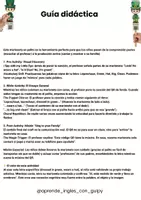 Vista previa - Unidades / Secuencias / Situaciones de Aprendizaje - Infantil Inglés mega bundle .Todos mis recursos PACK 2 - página 3