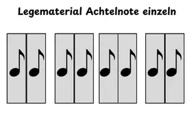 Vorschau - Arbeitsblätter - Rhythmus - Takte legen im Vierviertel- und Dreivierteltakt - Seite 3