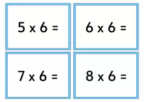 Προεπισκόπηση - Flashcards - Οι Προπαίδειες από το 6-10 flashcards - Σελίδα 2