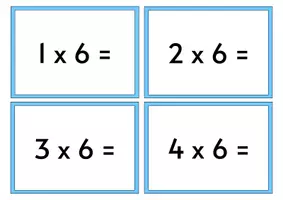 Προεπισκόπηση - Flashcards - Οι Προπαίδειες από το 6-10 flashcards - Σελίδα 1