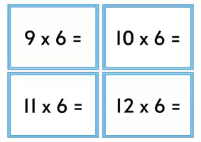 Προεπισκόπηση - Flashcards - Οι Προπαίδειες από το 6-10 flashcards - Σελίδα 3