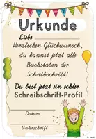 Vorschau - Anderer Materialtyp - Schreibschrift-Urkunden – Diplome in Schulausgangsschrift / SAS - Seite 1