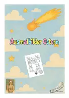 Vorschau - Mal- und Bastelvorlagen - Ausmalbilder Ostern - Deckblatt