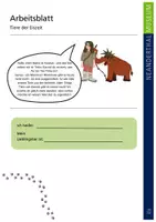 Vorschau - Arbeitsblätter - Arbeitsblätter "Steinzeit: Tiere der Eiszeit" für 4. bis 6. Klasse - Deckblatt