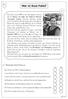 Vorschau - Arbeitsblätter - Rosa Parks Lerntheke - Seite 1