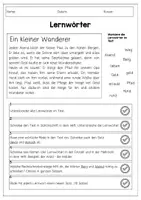 Vorschau - Arbeitsblätter - Lernwörter Übung - umfassende Wochenhausaufgabe mit vielen Aufgaben (3/4) - Seite 1